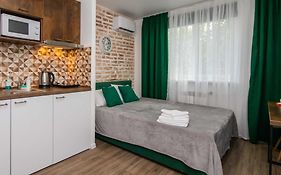 Стильні апартаменти-студіо на Подолі поруч з метро  Modern Apartments on Podol near metro station  Kyiv MF