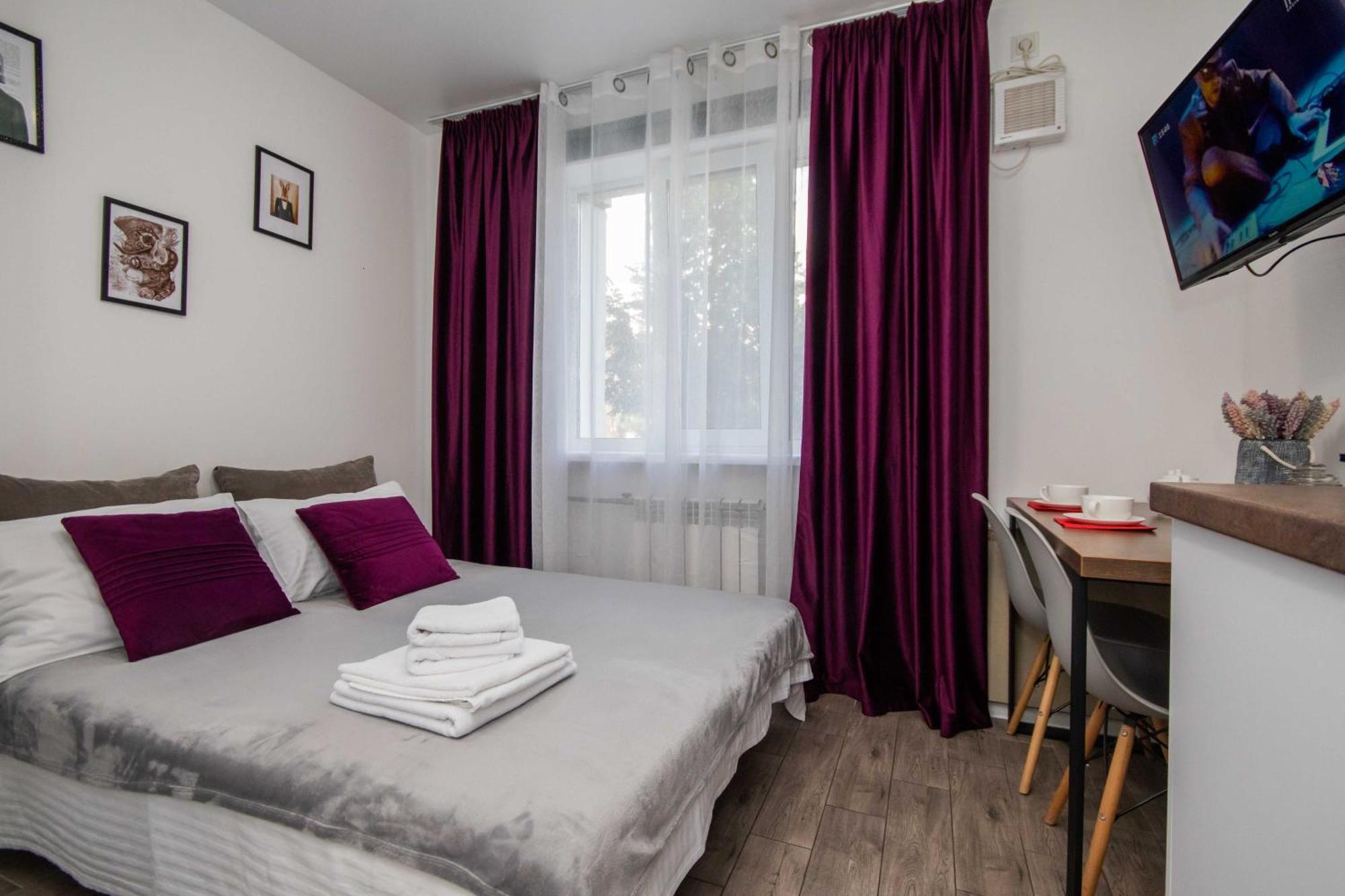 Стильні апартаменти-студіо на Подолі поруч з метро  Modern Apartments on Podol near metro station  Kyiv MF Номер фото