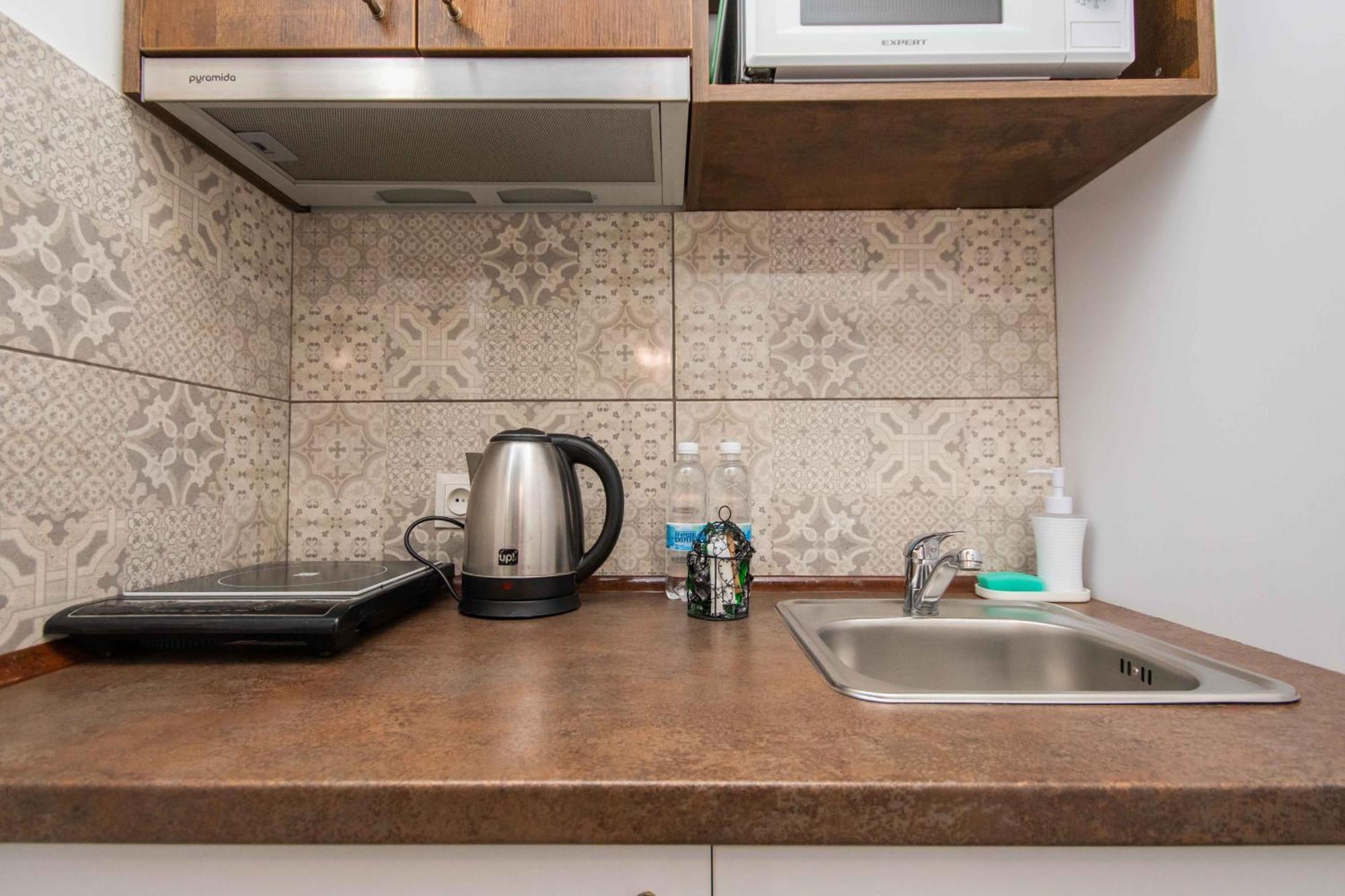 Стильні апартаменти-студіо на Подолі поруч з метро  Modern Apartments on Podol near metro station  Kyiv MF Экстерьер фото